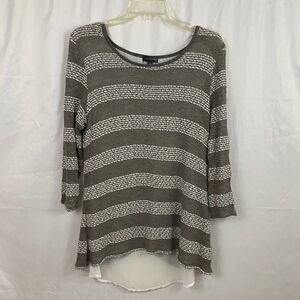 The Limited Layered Look Knit Curtain Back Sweater Size Medium NWOT
